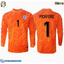 Fotballdrakt Herre England Jordan Pickford #1 Keeper Hjemmedrakt EM 2024 Langermet